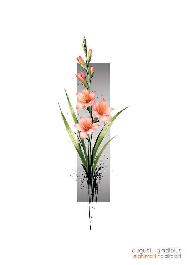 Gladiolus August Birth Flower
